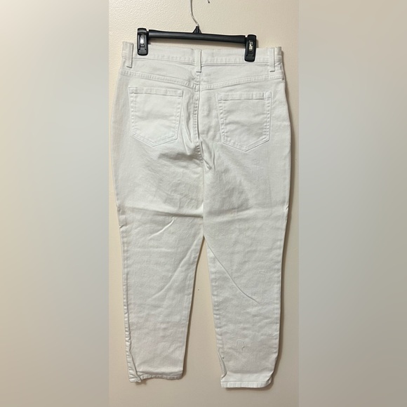 Gloria Vanderbilt White Jeans Women’s size 12 - Picture 2 of 2